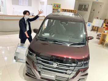 展示車にワゴンRが仲間入り！
